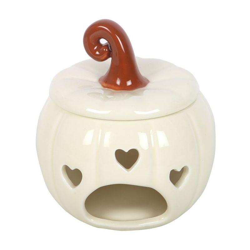 White Curly Pumpkin Autumn Oil Burner/ Something Different 