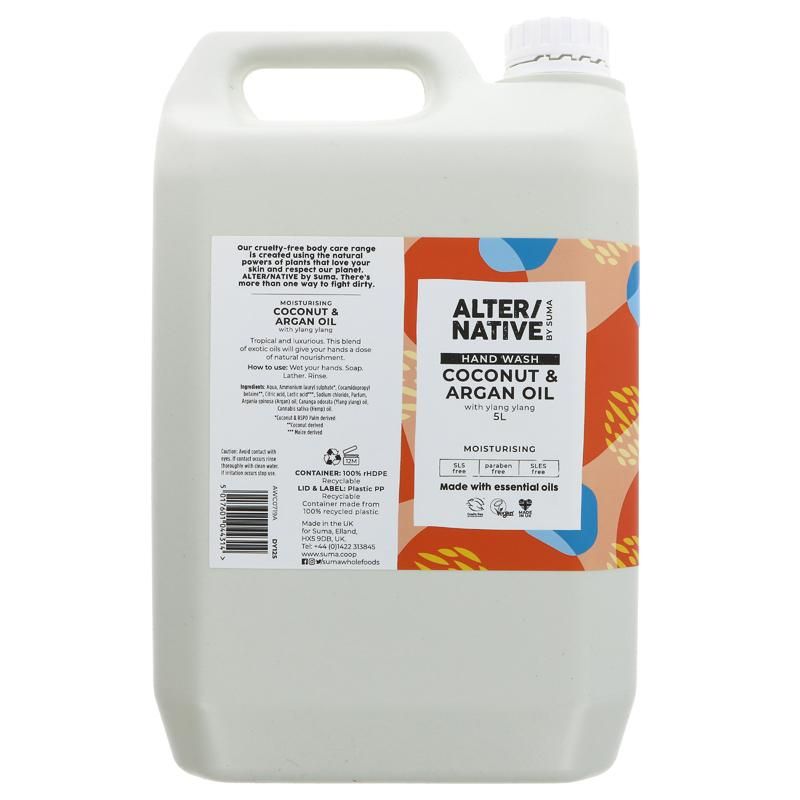 5L flytende håndsåpe Coconut & Argan Oil / Alter/native