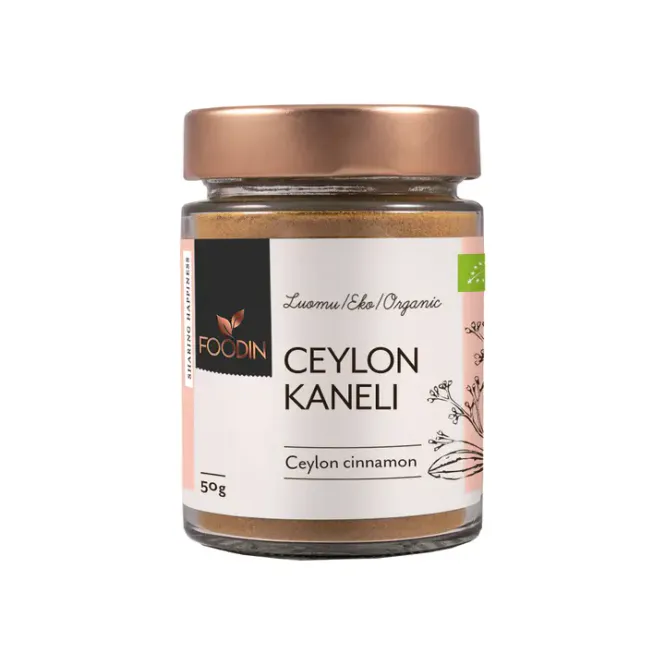 Hovedbilde Ceylon kanel 50g, økologisk / FOODIN