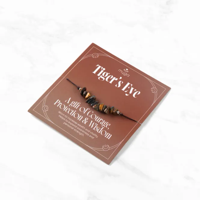 Hovedbilde Tiger´s Eye armbånd - a gift of courage / Myga