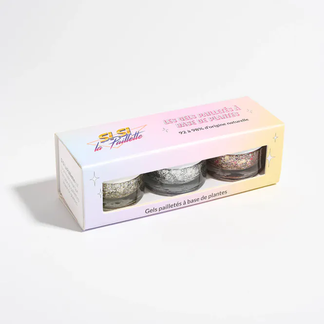 Hovedbilde Glitter Gels - The Bestsellers 3 x 10ml / Si Si La Pale