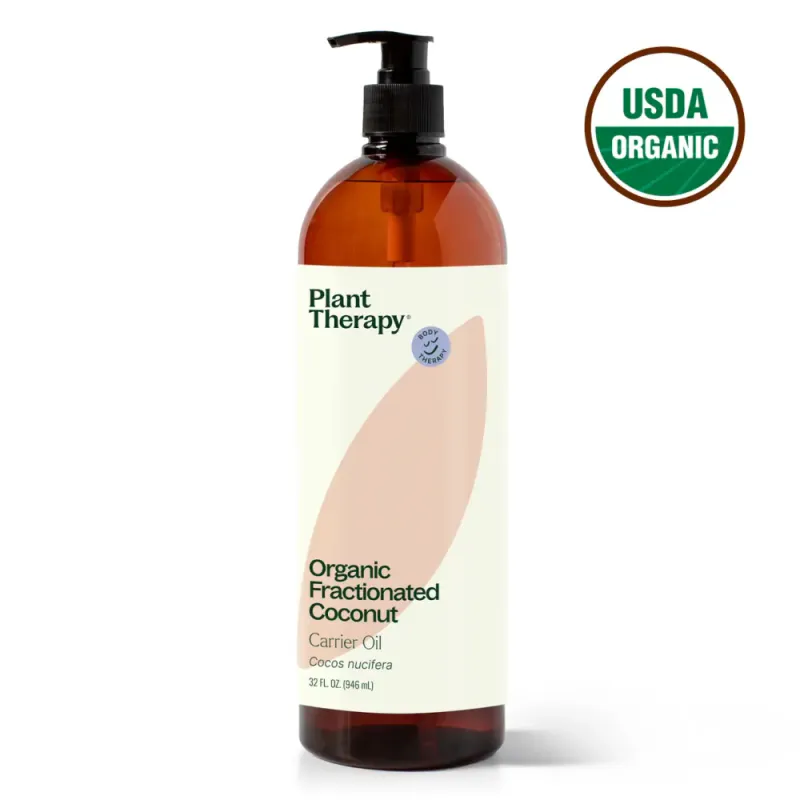 Økologisk fraksjonert kokosolje 473ml / Plant Therapy