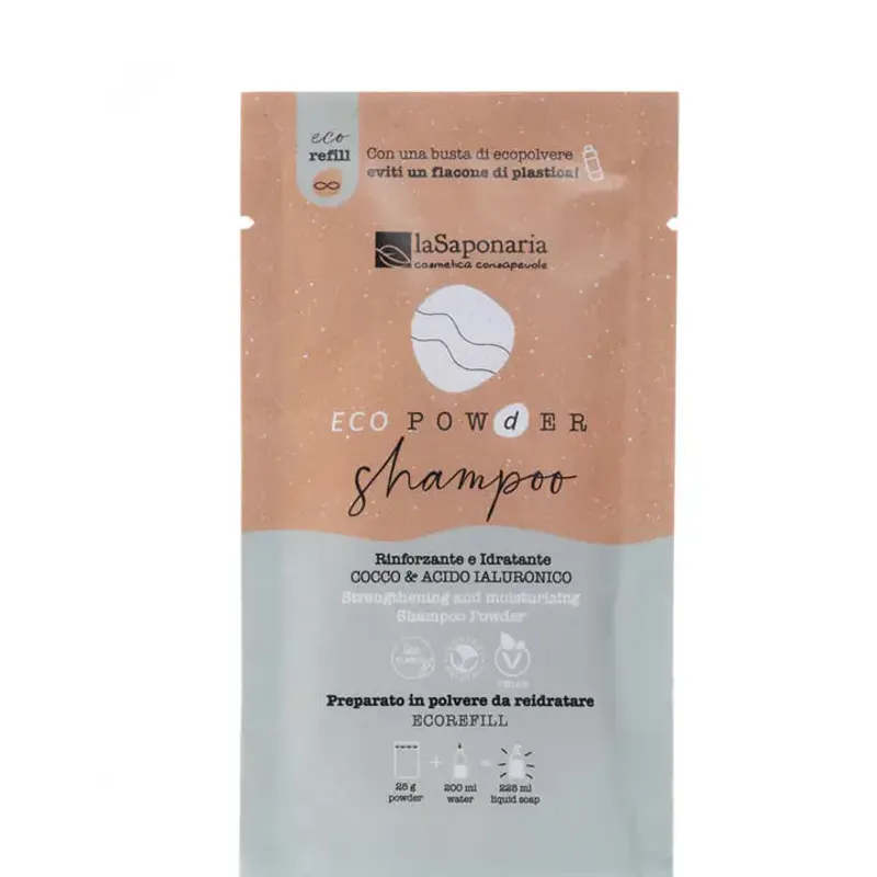 Refill Eco Powder Shampoo, strengthening  / La saponaria
