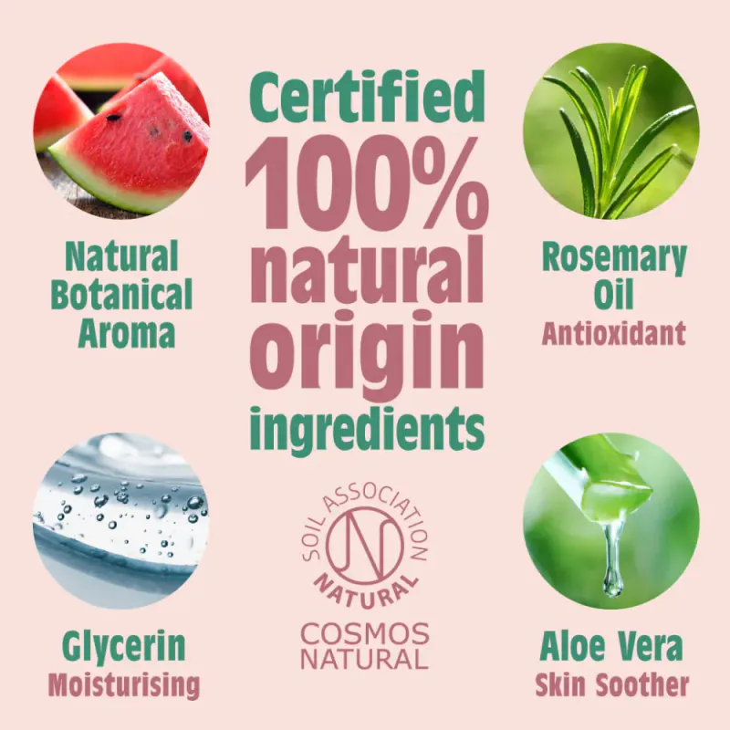 REFILL 500ml - Melon & Cucumber Natural Deodorant / Salt of the Earth 