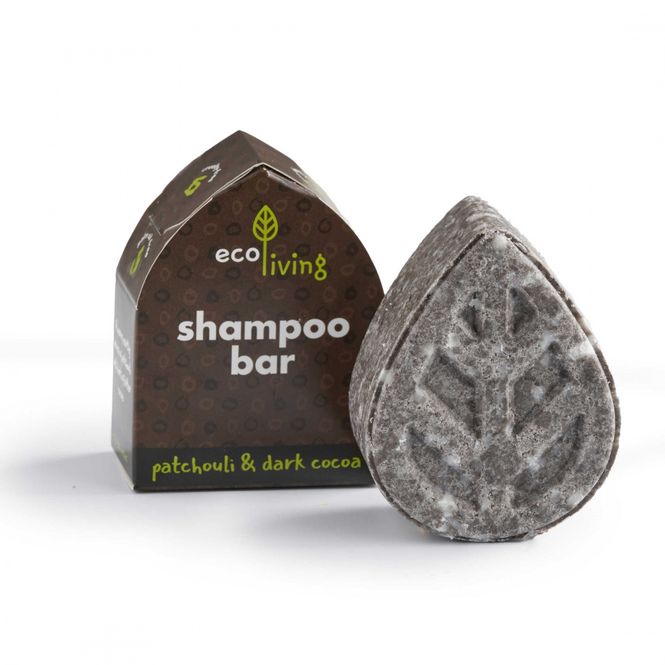 Hovedbilde Sjampobar Patchouli & Dark Cocoa 85g, såpefri / ecoLiving