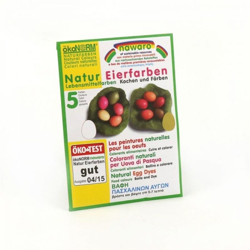 5 stk eggfarger, naturlig og plantebasert / ÖkoNorm