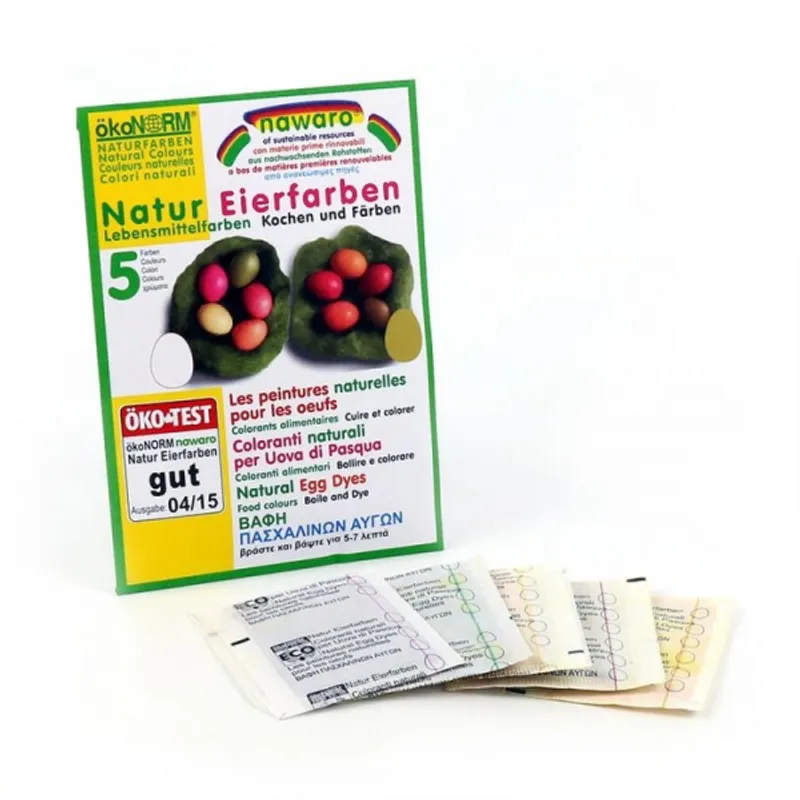5 stk eggfarger, naturlig og plantebasert / ÖkoNorm