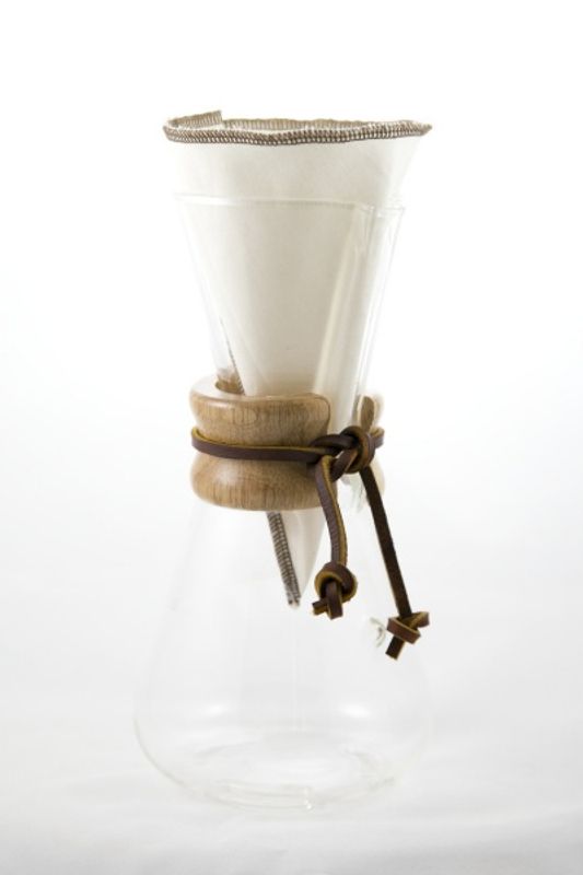 2-pk kaffefilter Chemex  3- kp, økologisk bomull / CoffeeSock® 