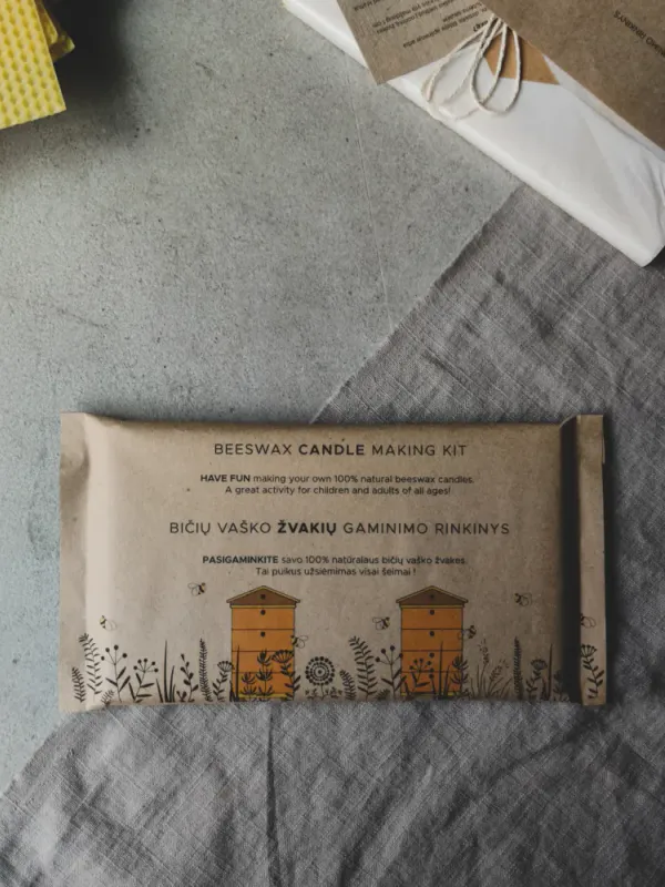 Beewax Candle Kit, Golden Sun / KORYS