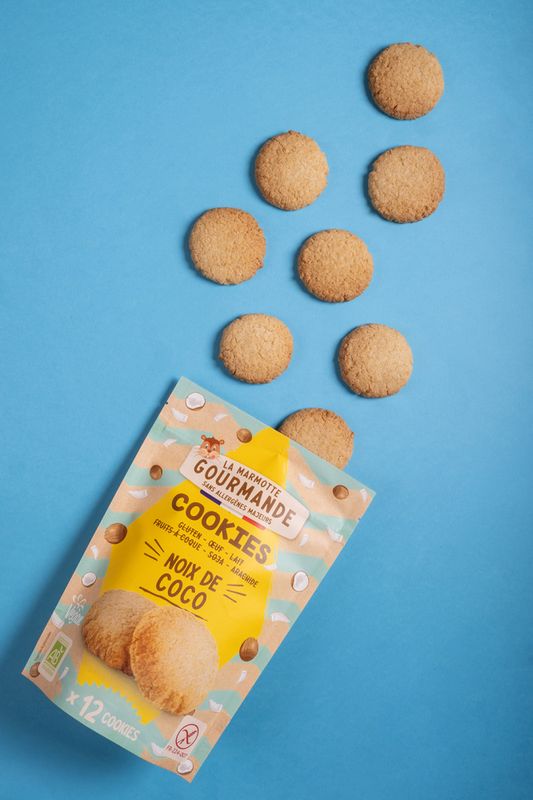 Coconut Cookies 150g - gluten- og melkefri kjeks / La Marmotte Gourmande