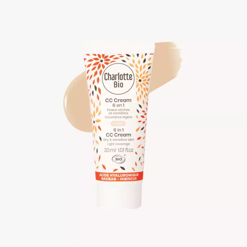 Økologisk CC-Cream, Light Skin 30ml  / Charlotte Bio 
