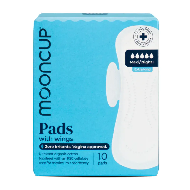 MAXI/NIGHT+ - 10 Pads with Wings / MOONCUP