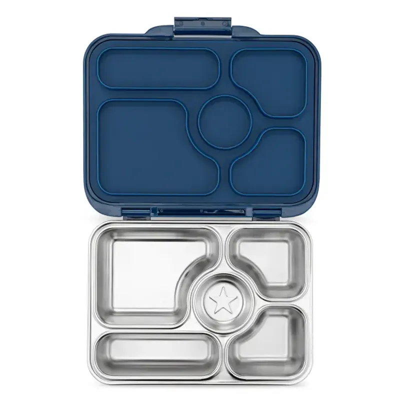Bento matboks med flere rom, Santa Fe Blue / Yumbox