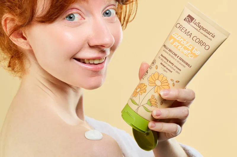 Soothing Body Cream For Dry & Sensitive Skin Organic 200ml / La Saponaria