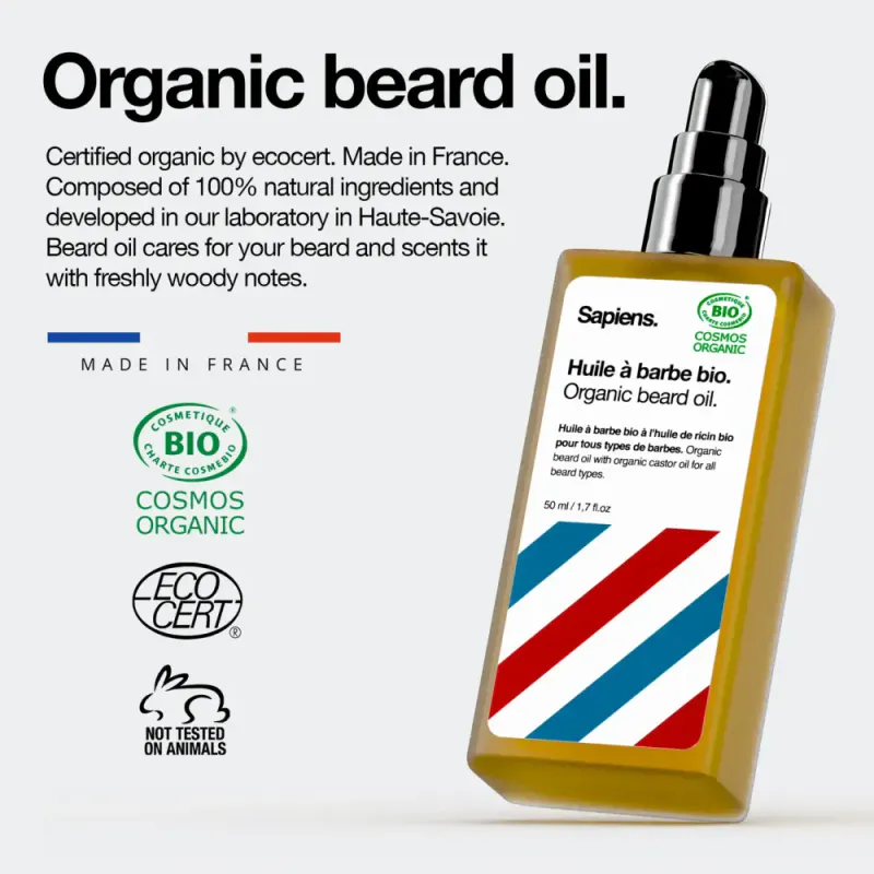 Organic Beard Oil - Wild Forest 50ml / Sapiens