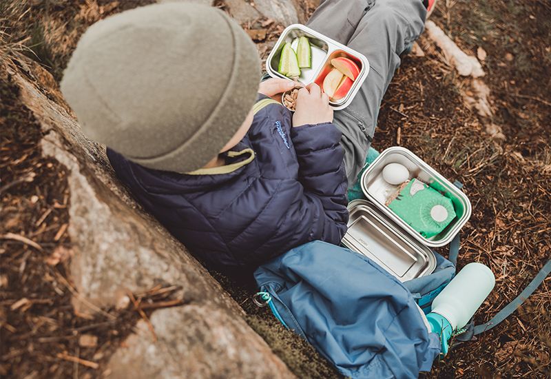 2-lags bento matboks 1500ml / Peach