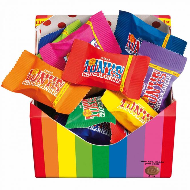 Hovedbilde Tiny Flavours Mix of Chocolate 180g / Tony´s Chocolonely