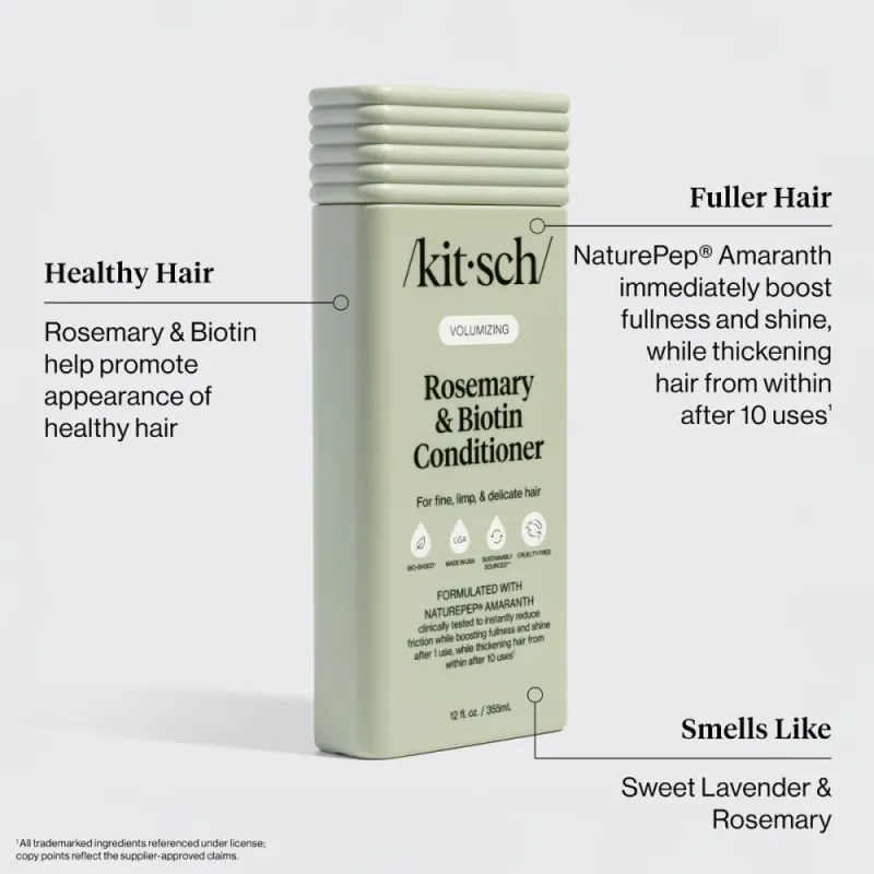 Volumizing Rosemary & Biotin Conditioner 355ml / Kitsch