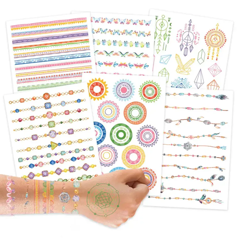 Glitter & Dekor - midlertidig tatovering / Papierdachen