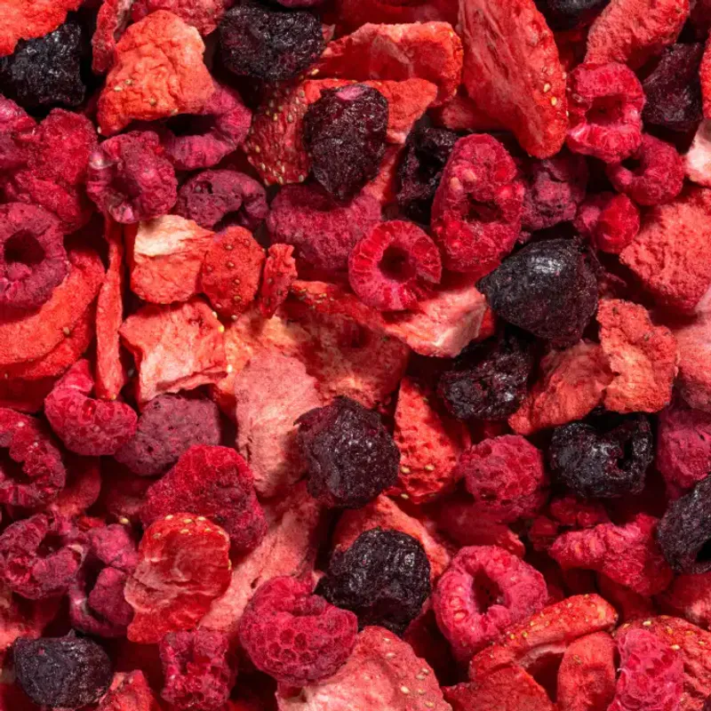 25g økologisk frysetørket kirsebær & bær / NutriPur