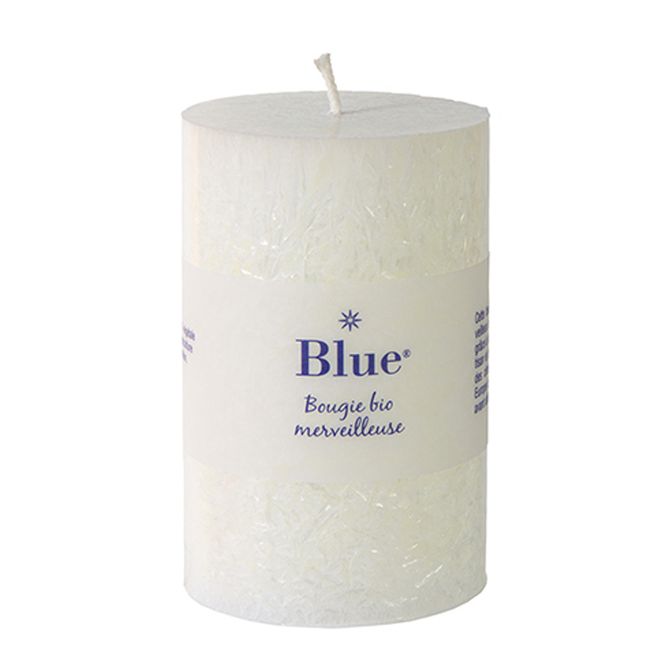 Hovedbilde Kubbelys økologisk plantevoks - Ivory 12 cm x 7.5cm /  Blue®