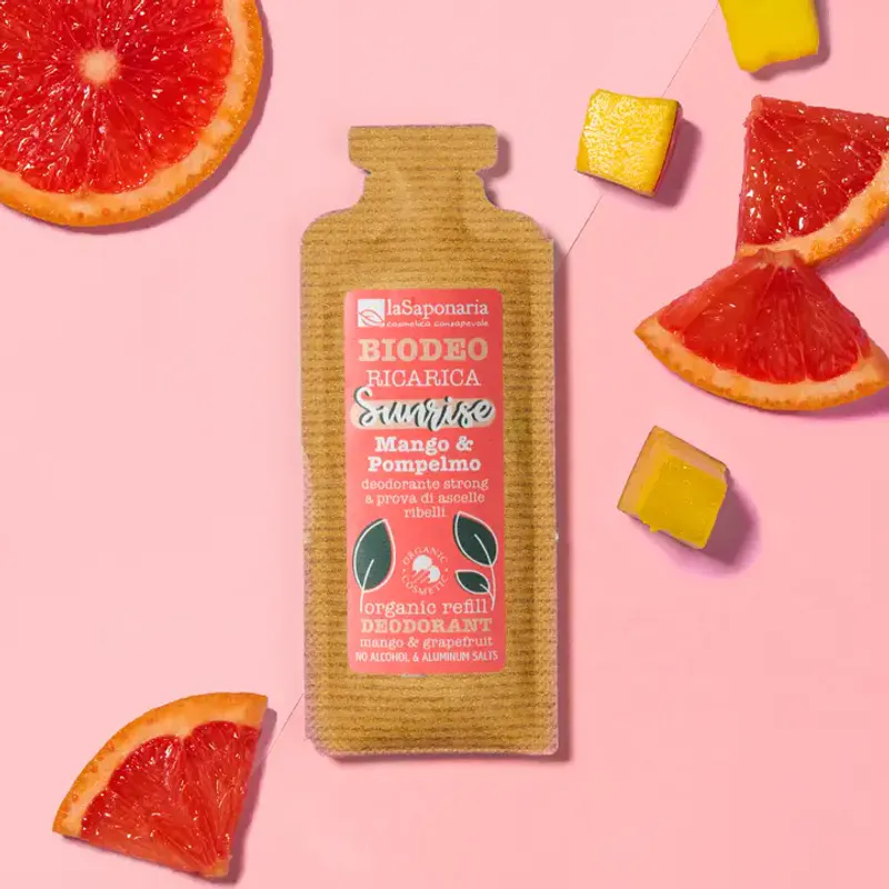 Flytende refill-deo, Sunrise Mango and Grapefruit 40ml / La Sapo