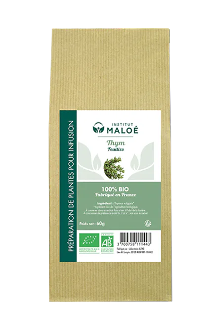 Hovedbilde Økologisk timian 60g / Institut Maloe