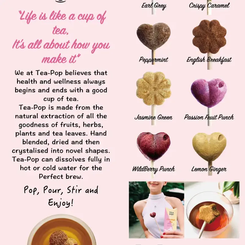 Appleberry Tea On-A-Stick / Tea Pop