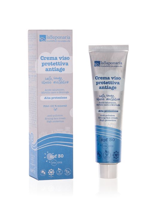 Hovedbilde Anti-Age Protective Face Cream SPF30 40ml / La saponaria