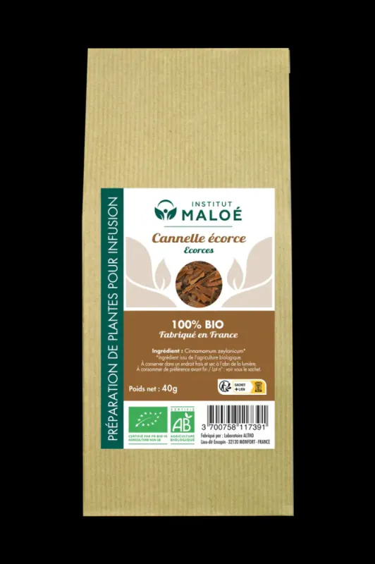 Økologisk kanelbark, 40 g / Institut Maloe