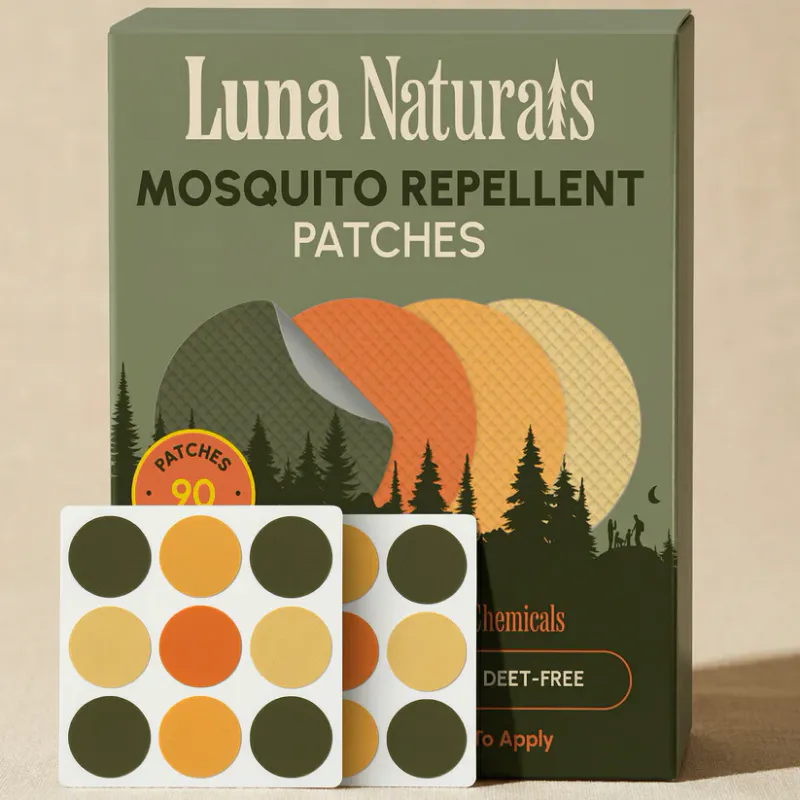 Mosquito Repellent Patches - 90 stk / Luna Naturals