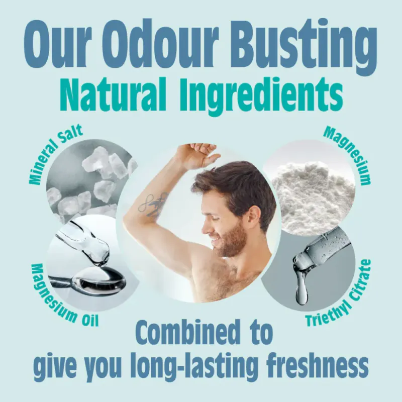 Ocean & Coconut - Natural Deodorant Spray 100ml / Salt of the Earth 