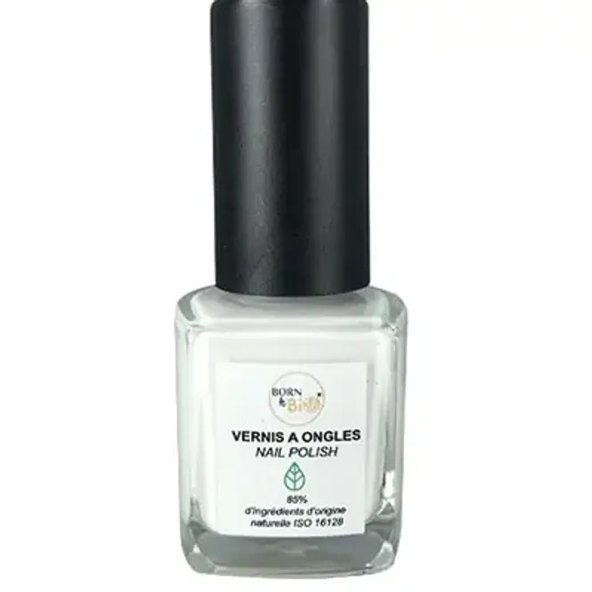 Hovedbilde N°1 White - Natural Nail Polish 7ml / Born to Bio