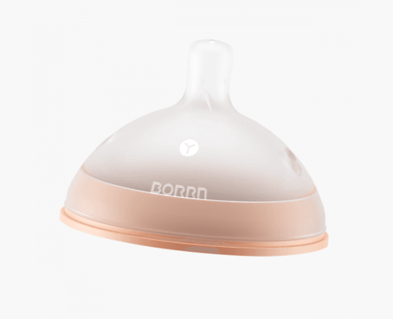 Tåtesmokk i silikon: VARIABEL flyt, oransje / BORRN