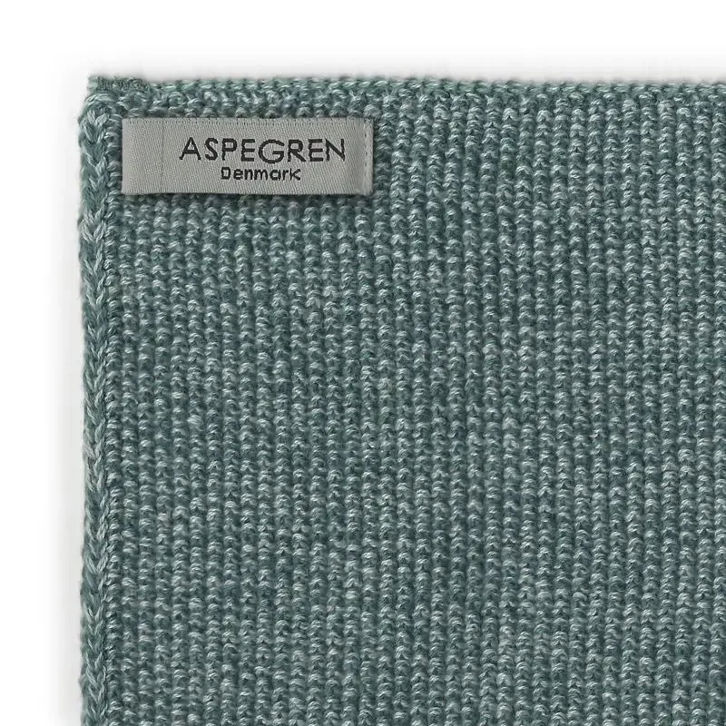 2pk kjøkkenklut i økologisk bomull, Seagreen / Aspegren Denmark