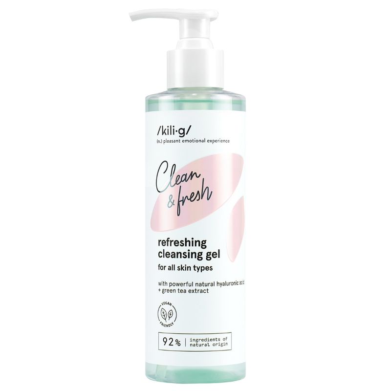 CLEAN & FRESH refreshing cleansing gel 250ml / kili·g