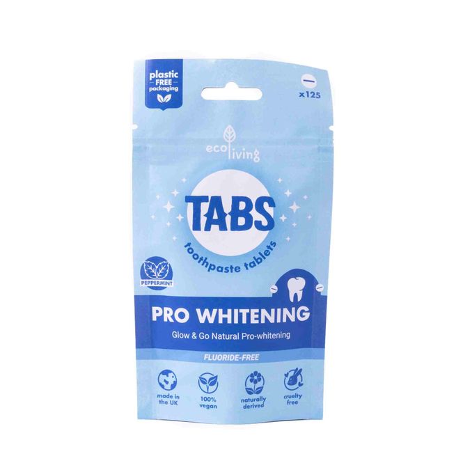 Hovedbilde PRO WHITENING - 125 tannkremtabletter uten fluor / ecoLiving