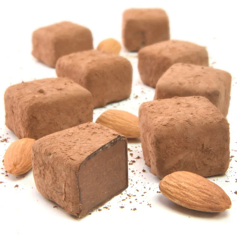 Veganske trøfler, Almond Salted Caramel 92g / Booja Booja  