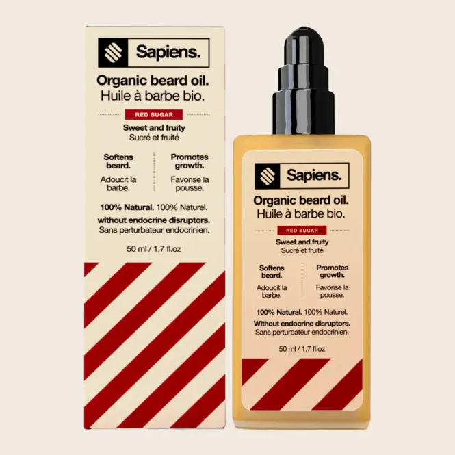 Hovedbilde Organic Beard Oil - Red Sugar 50ml / Sapiens