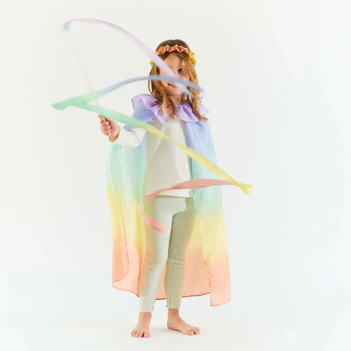 Gymnastikkbånd, Soft Rainbow / Sarah´s Silks