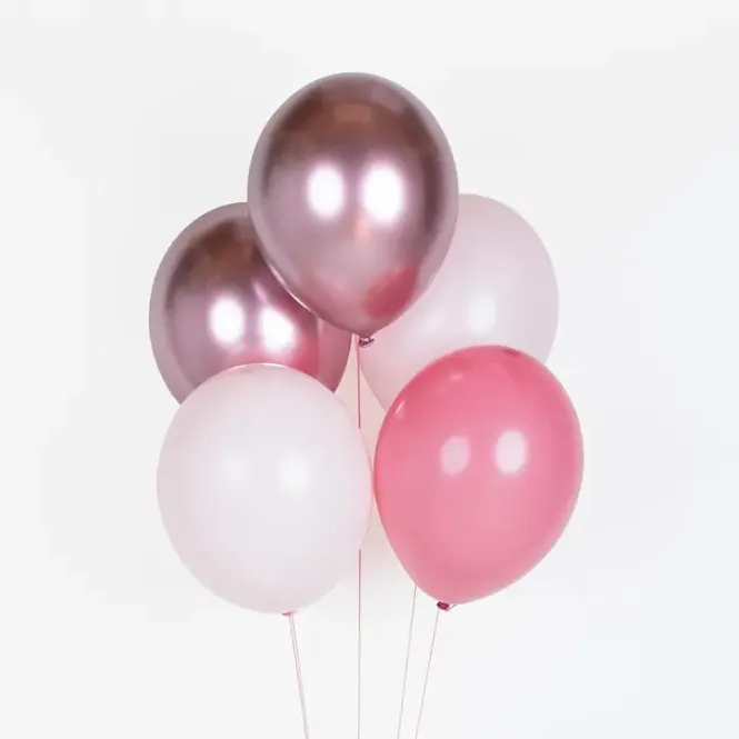 Hovedbilde Plastfrie ballonger, 10 stk Pink Mix / My Little Day