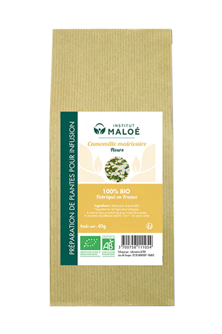 Hovedbilde Økologisk kamille 40g / Institut Maloe