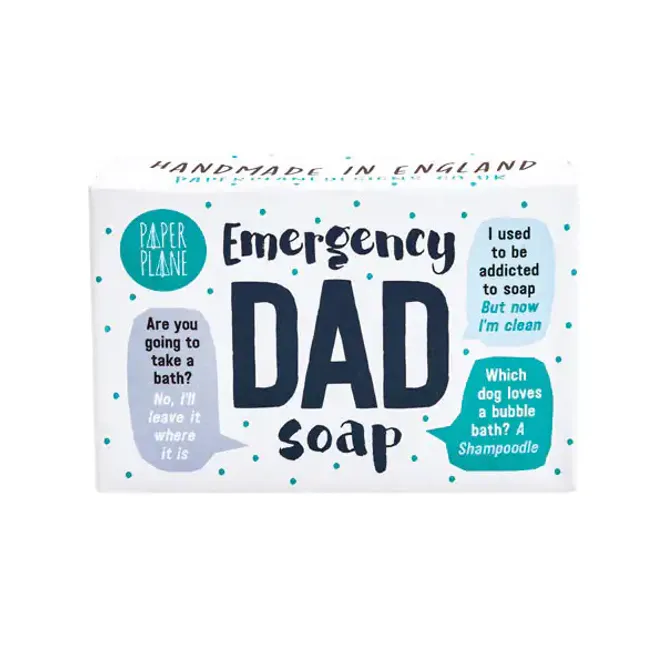 Hovedbilde Emergency Dad Soap Natural Vegan 95g / Paper Plane