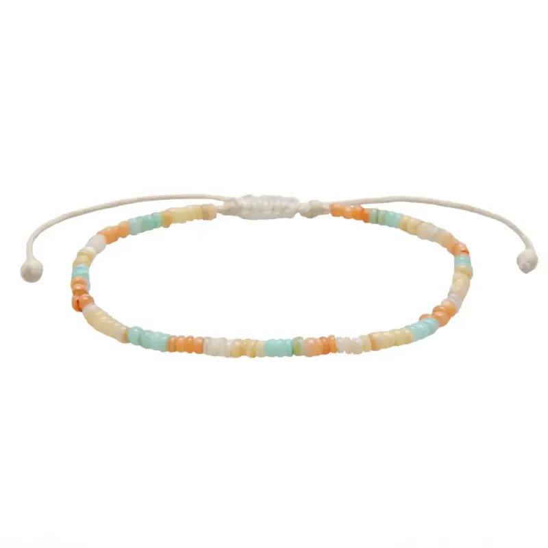 Summerlands Mini Puka Anklet - ankelsmykke / Lotus & Luna