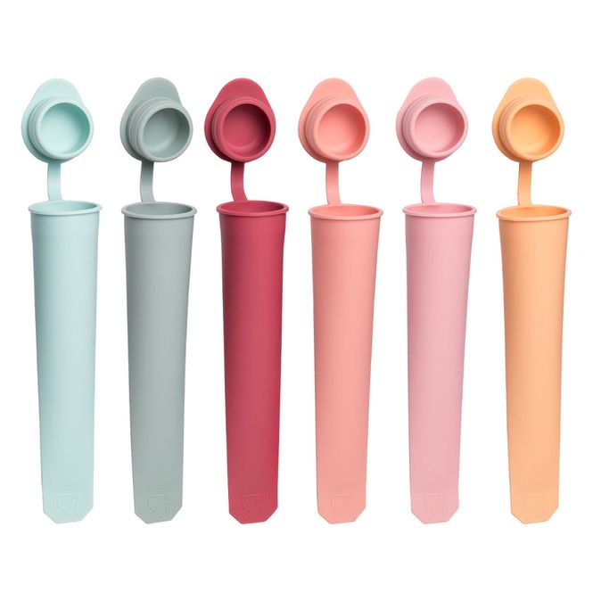 Hovedbilde 6-pk isformer i silikon, 85 ml / Peach