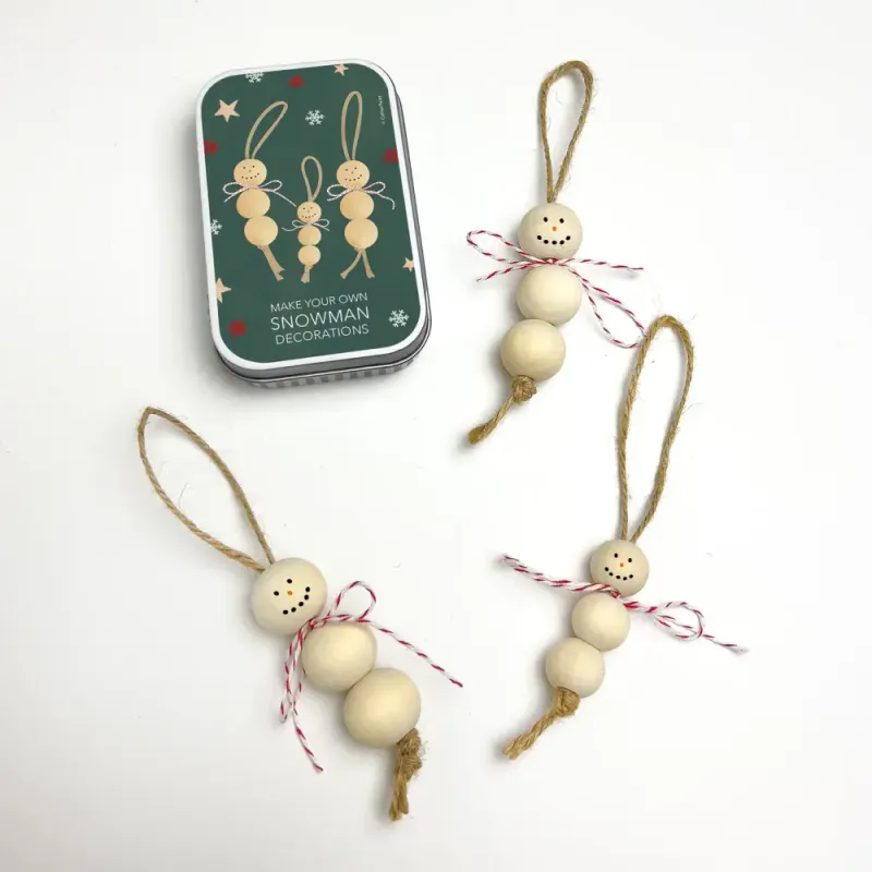 Make Your Own Christmas Snowman Decorations / Cotton Twist