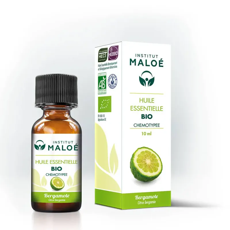 Bergamot eterisk olje 10 ml, økologisk - Institut Maloé 