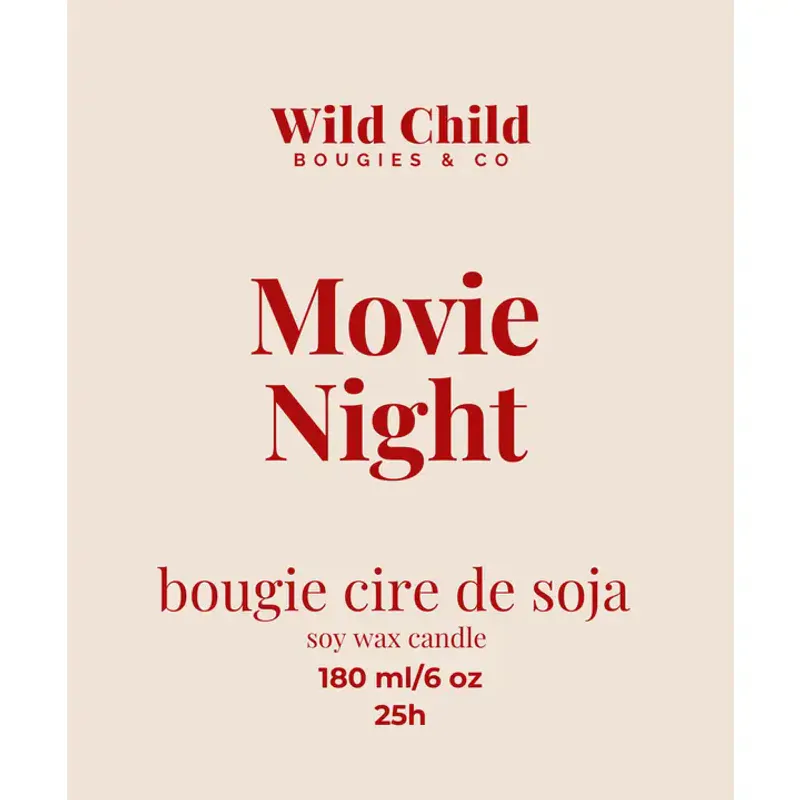 Movie Night Duftlys 25t, WILD CHILD Bougies & Co