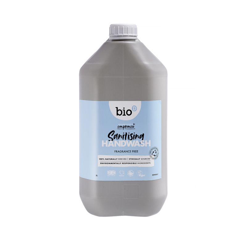 5L håndsåpe, duftfri / Bio-D