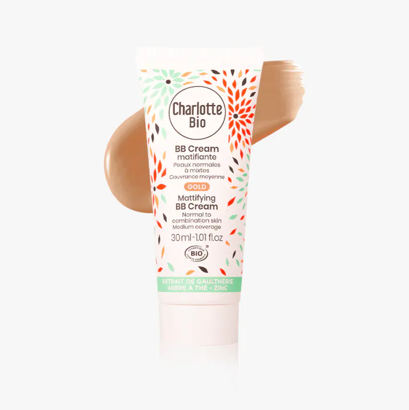 Økologisk Mattyfing BB-Cream, Gold 30ml / Charlotte Bio 